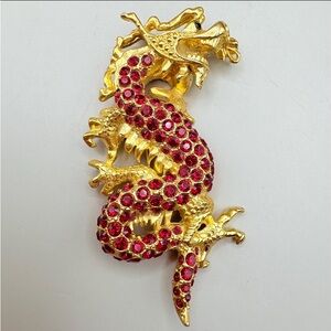 EDGAR BEREBI LTD EDITION 90’s VINTAGE
DRAGON EMPRESS PIN NOS never worn